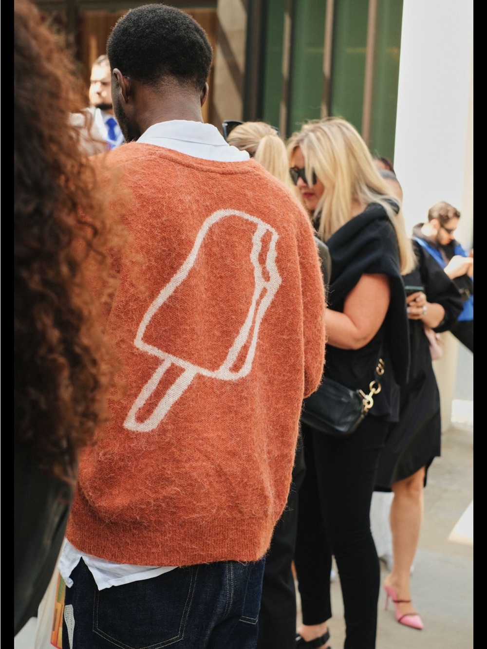 Billionaire Boys Club ICE CREAM ORANGE CARDIGAN